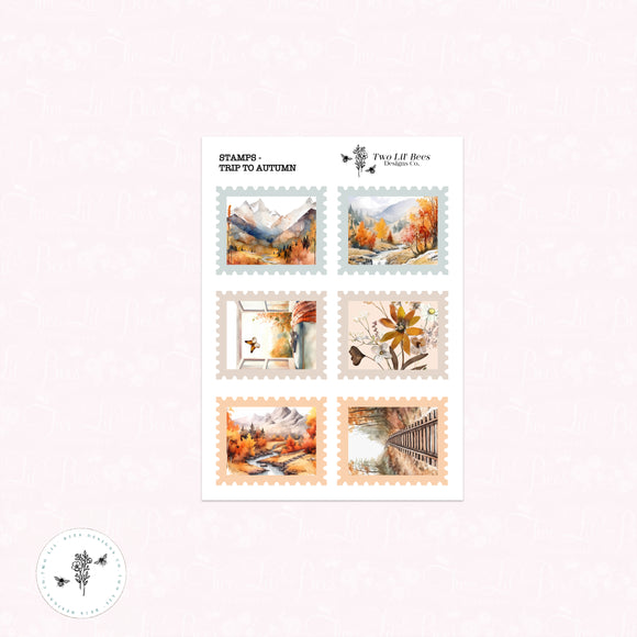 Trip to Autumn - Stamps